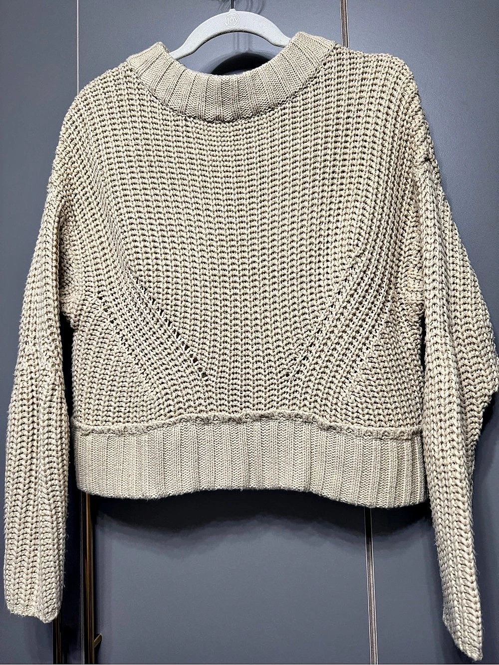 madewell Cream Knit Crewneck Sweater Size XS Like New
